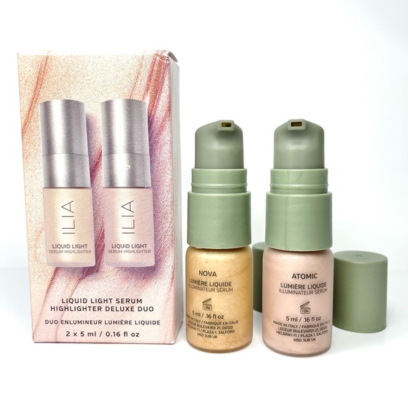 Ilia Liquid Light Serum Highlighter Duo Nova Atomic - Picture 5 of 9